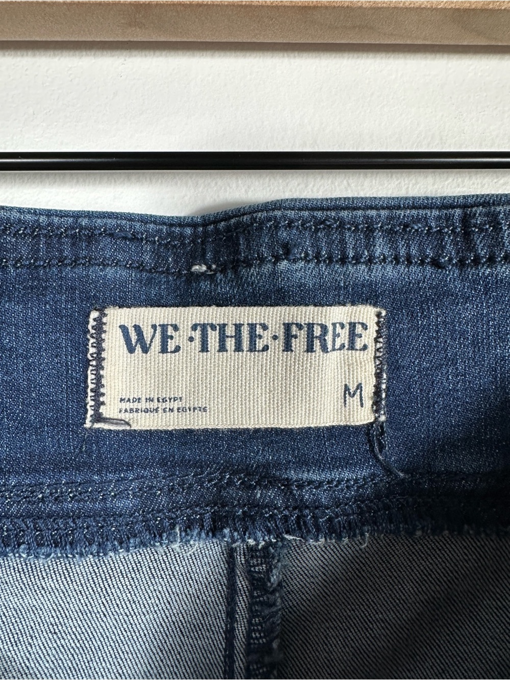We The Free Double Dutch Pull-On Slit Skinny Jeans Denim Size Medium - Picture 9 of 11